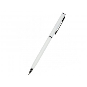 Ручка шариковая автоматическая BrunoVisconti, 0.7 мм, синяя PALERMO (белый металлический корпус) - купить оптом