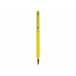 Ручка металлическая шариковая Атриум с покрытием софт-тач, желтый, фото 1