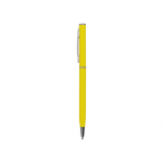 Ручка металлическая шариковая Атриум с покрытием софт-тач, желтый, фото 2