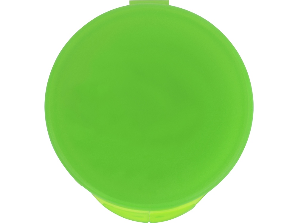 Силиконовая трубочка Fresh в пластиковом кейсе, зеленое яблоко - купить оптом