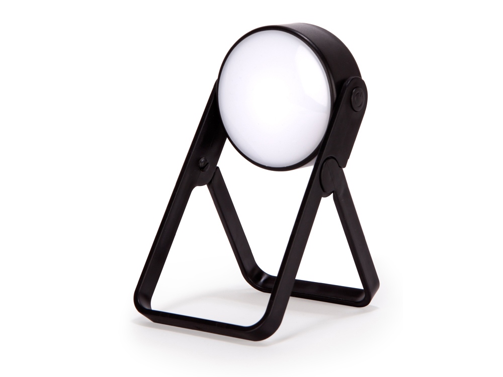 Складная лампа Spot Light, черный - купить оптом