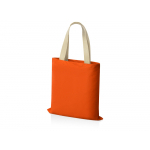 Сумка для шопинга Steady из хлопка с парусиновыми ручками, 260 г/м2, оранжевый, фото 1