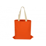 Сумка для шопинга Steady из хлопка с парусиновыми ручками, 260 г/м2, оранжевый, фото 2