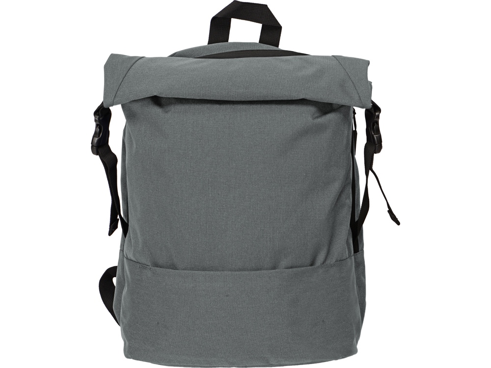 Рюкзак Shed водостойкий с двумя отделениями для ноутбука 15'', серый - купить оптом