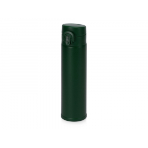Вакуумная герметичная термокружка Inter, глубокий зеленый, нерж. сталь - купить оптом