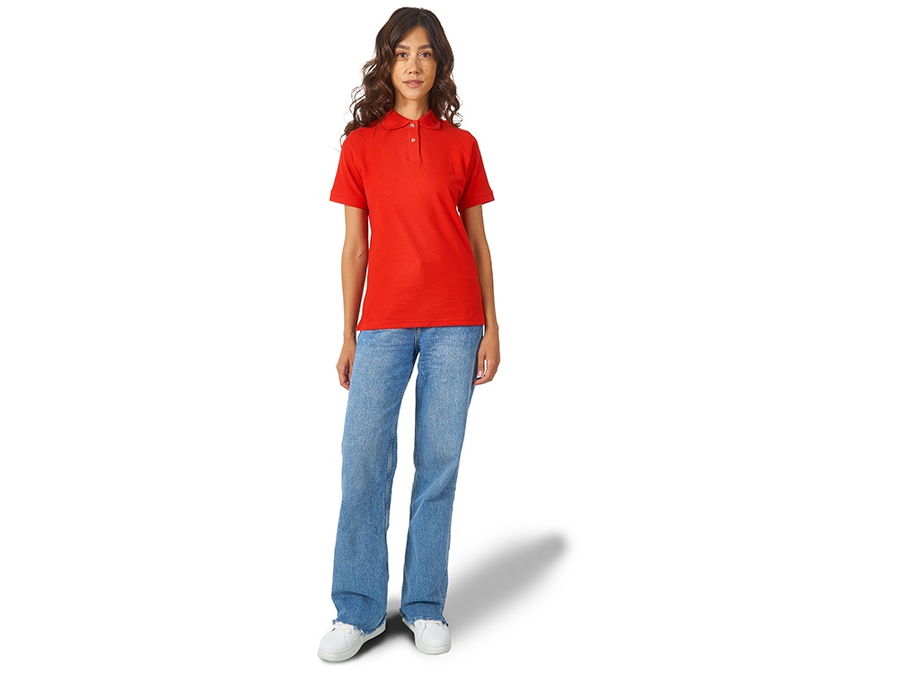Рубашка поло Boston 2.0 женская, красный - купить оптом
