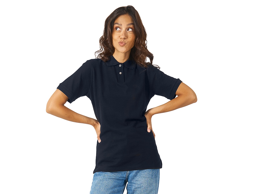 Рубашка поло Boston 2.0 женская, темно-синий - купить оптом
