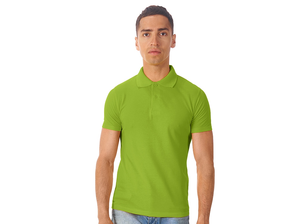 Рубашка поло First N мужская, зеленое яблоко - купить оптом