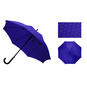 Зонт-трость полуавтомат Wetty с проявляющимся рисунком, синий - купить оптом
