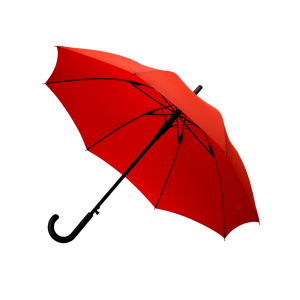 Зонт-трость полуавтомат Wetty с проявляющимся рисунком, красный - купить оптом