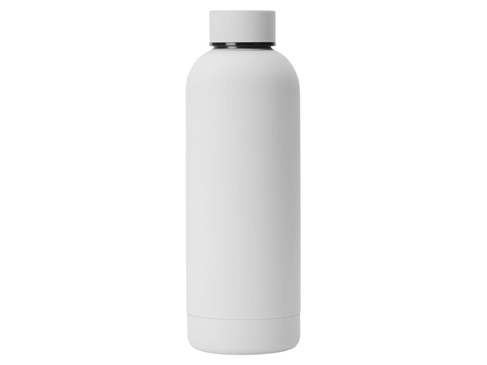 Вакуумная термобутылка Cask Waterline, soft touch, 500 мл, белый - купить оптом