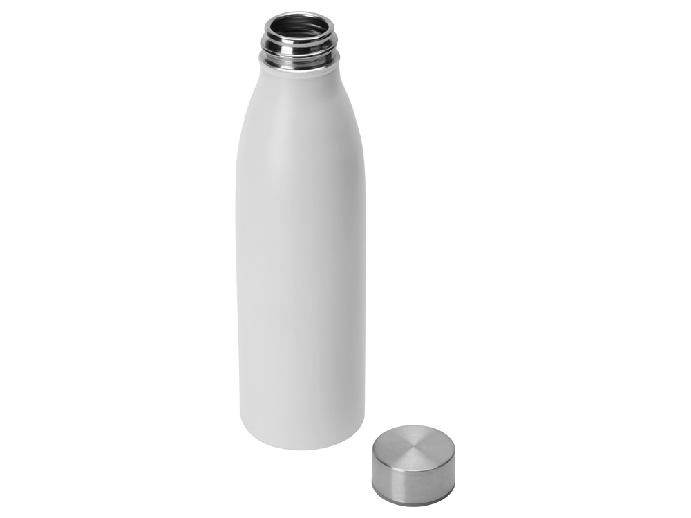 Стальная бутылка Rely, 650 мл, белый глянцевый - купить оптом