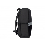 Рюкзак Merit со светоотражающей полосой и отделением для ноутбука 15.6'', темно-серый/черный, фото 2