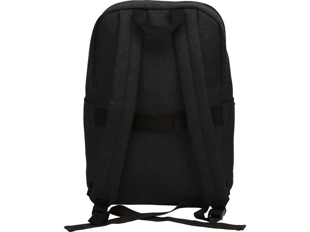 Рюкзак Merit со светоотражающей полосой и отделением для ноутбука 15.6'', темно-серый/черный - купить оптом