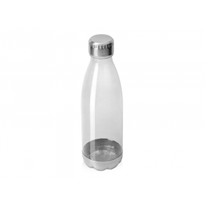 Бутылка для воды Cogy, 700мл, тритан, сталь, серебристый - купить оптом