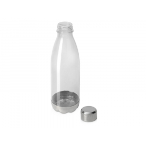 Бутылка для воды Cogy, 700мл, тритан, сталь, серебристый - купить оптом