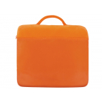 Плед для путешествий Flight в чехле с ручкой и карманом, оранжевый, фото 3
