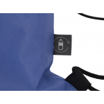 Рюкзак-мешок Reviver из нетканого переработанного материала RPET, синий, фото 2