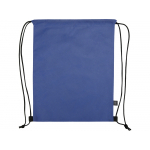 Рюкзак-мешок Reviver из нетканого переработанного материала RPET, синий, фото 3