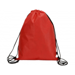 Рюкзак-мешок Reviver из нетканого переработанного материала RPET, красный, фото 1