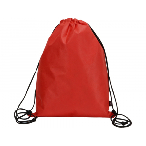 Рюкзак-мешок Reviver из нетканого переработанного материала RPET, красный - купить оптом
