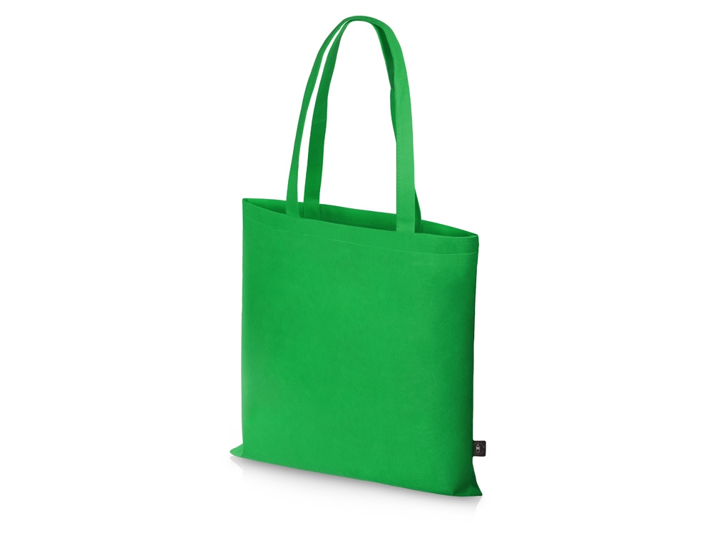 Сумка-шоппер Reviver из нетканого переработанного материала RPET, зеленый - купить оптом