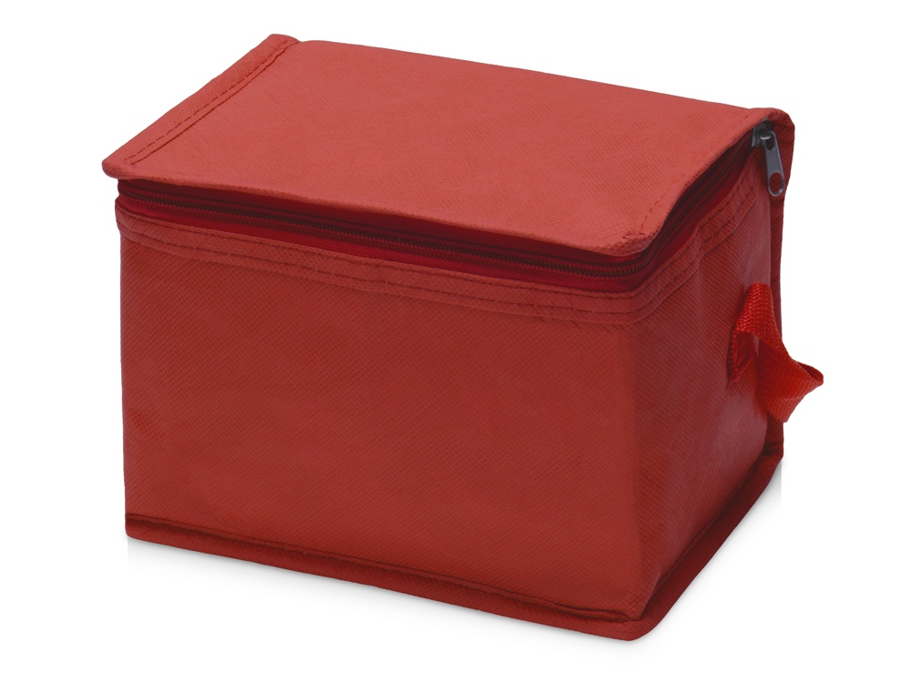 Сумка-холодильник Reviver из нетканого переработанного материала RPET, красный - купить оптом