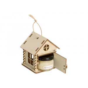 Подарочный набор Крем-мед в домике, крем-мед с ванилью 35 г, натуральный - купить оптом