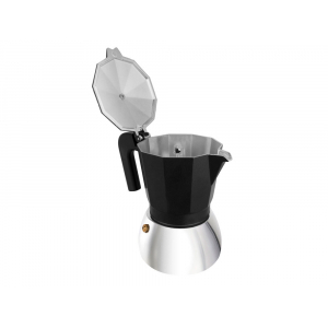 Гейзерная кофеварка Arabica, 300 мл, черный/серебристый - купить оптом
