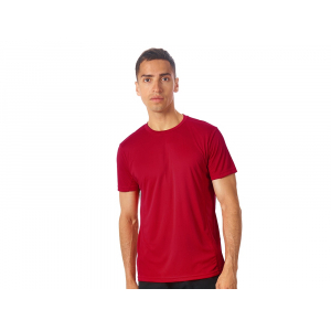 Мужская спортивная футболка Turin из комбинируемых материалов, красный - купить оптом