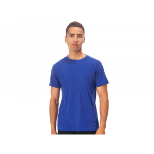 Мужская спортивная футболка Turin из комбинируемых материалов, классический синий - купить оптом