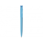 Шариковая ручка из переработанного rPET материала RECYCLED PET PEN F, матовая, голубой, фото 1