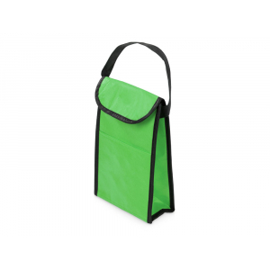 Сумка-холодильник Reviver на липучке из нетканого переработанного материала, зеленый - купить оптом