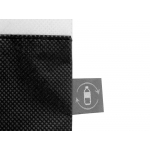 Сумка-шоппер двухцветная Revive из нетканого переработанного материала, черный, фото 3