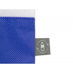 Сумка-шоппер двухцветная Revive из нетканого переработанного материала, синий, фото 3
