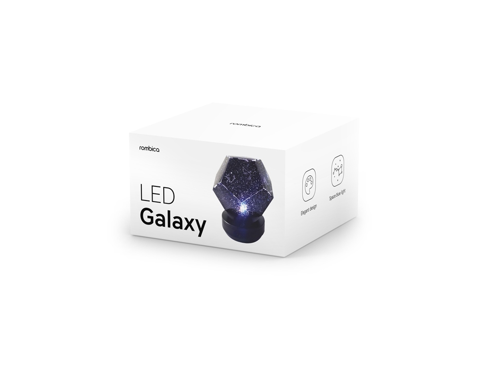 Ночник Rombica LED Galaxy, черный - купить оптом