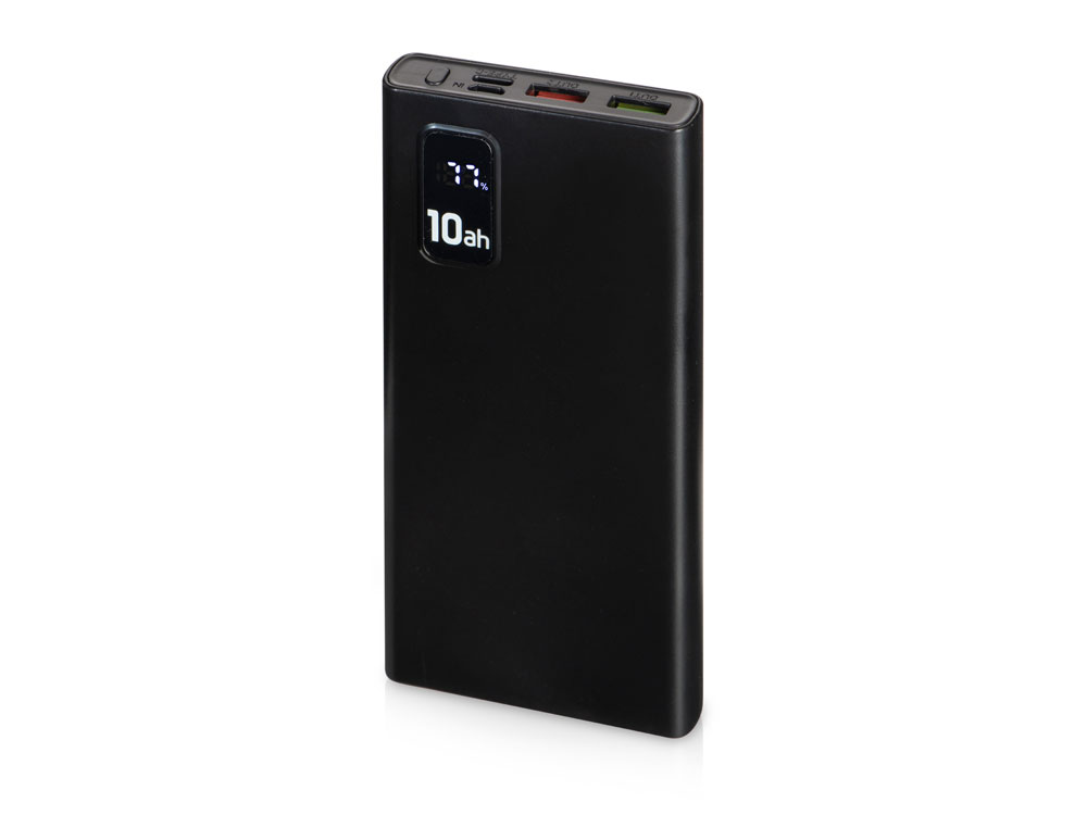 Портативный внешний аккумулятор FAST 10000 Black, черный - купить оптом