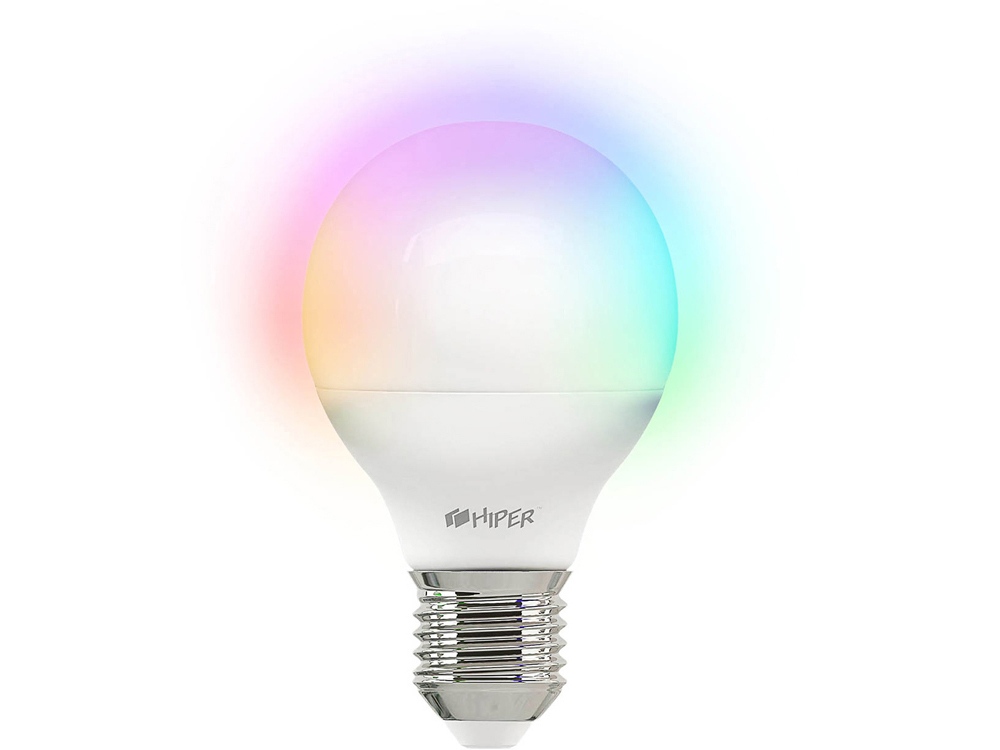 Умная лампочка HIPER IoT LED A1 RGB, белый - купить оптом