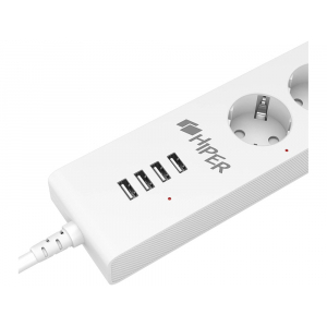 Умный сетевой фильтр HIPER IoT PS34, белый - купить оптом