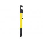 Ручка-стилус пластиковая шариковая многофункциональная (6 функций) Multy, желтый, фото 2
