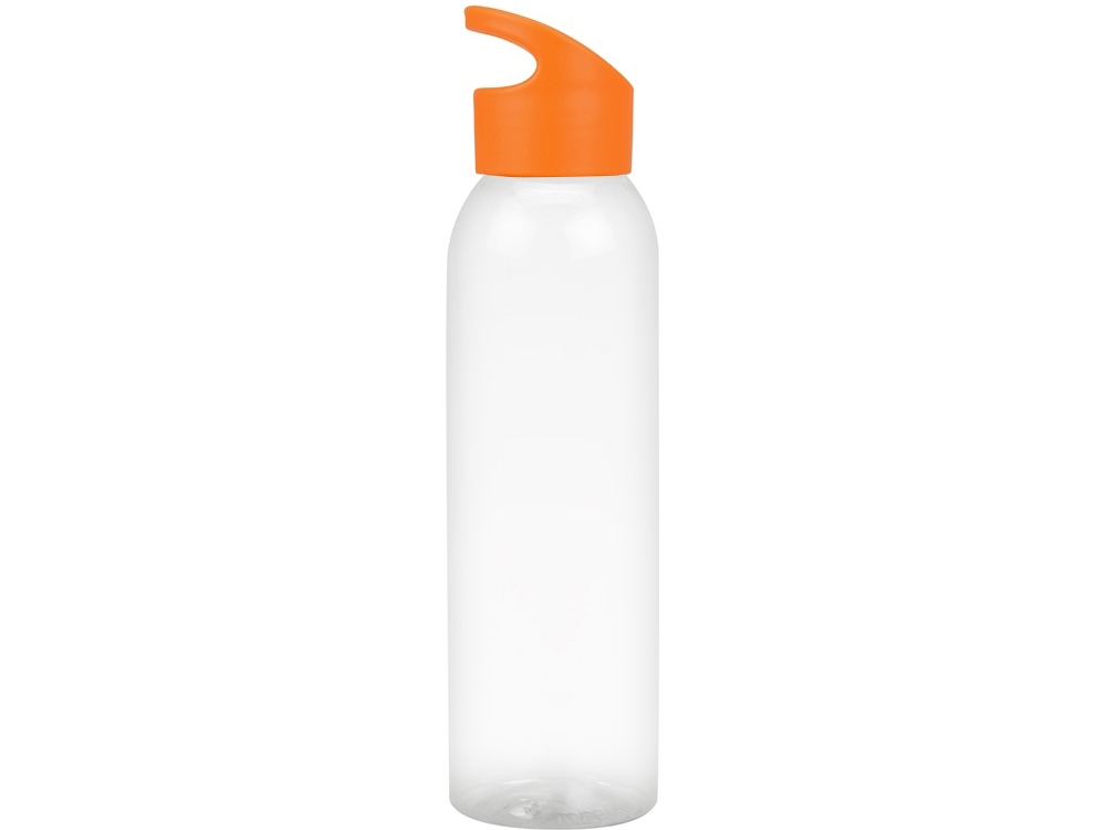 Бутылка для воды Plain 2 630 мл, прозрачный/оранжевый - купить оптом