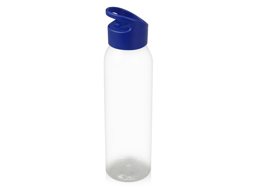Бутылка для воды Plain 2 630 мл, прозрачный/синий - купить оптом