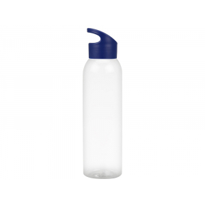 Бутылка для воды Plain 2 630 мл, прозрачный/синий - купить оптом