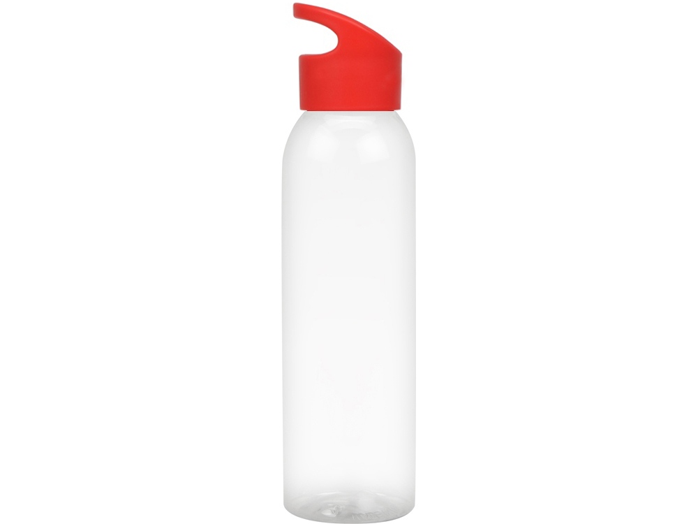 Бутылка для воды Plain 2 630 мл, прозрачный/красный - купить оптом