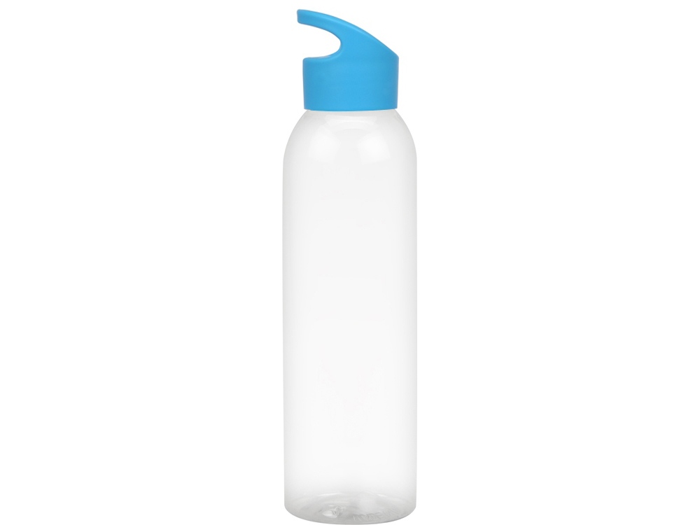 Бутылка для воды Plain 2 630 мл, прозрачный/голубой - купить оптом