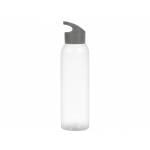 Бутылка для воды Plain 2 630 мл, прозрачный/серый, фото 1