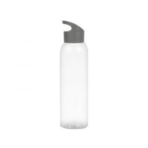Бутылка для воды Plain 2 630 мл, прозрачный/серый - купить оптом