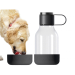 Бутылка для воды 2-в-1 Dog Bowl Bottle со съемной миской для питомцев, 1500 мл, черный, фото 4