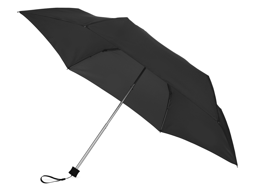 Складной компактный механический зонт Super Light, черный - купить оптом