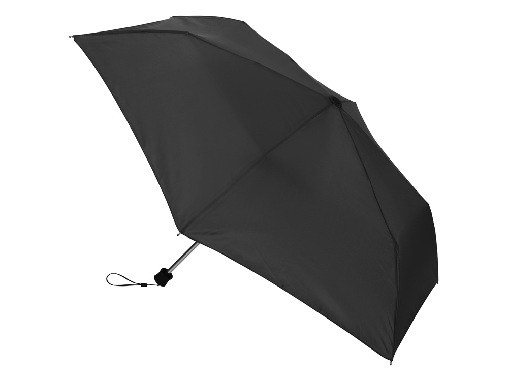 Складной компактный механический зонт Super Light, черный - купить оптом